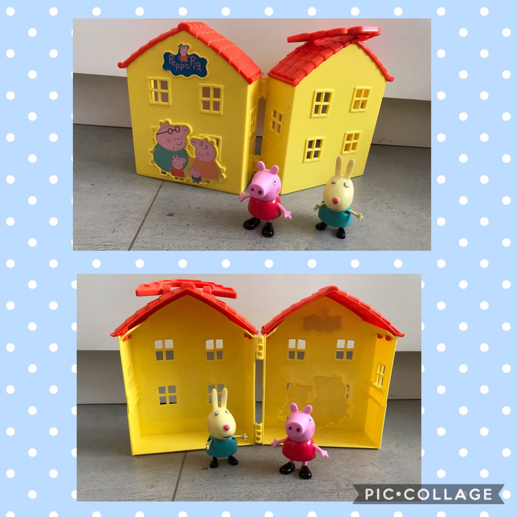  Peppa Pig Toys Peppa's Family Home Combo , House Playset with 4  Figures and Car , Preschool Toys for 3 Year Old Girls and Boys and Up :  Toys & Games