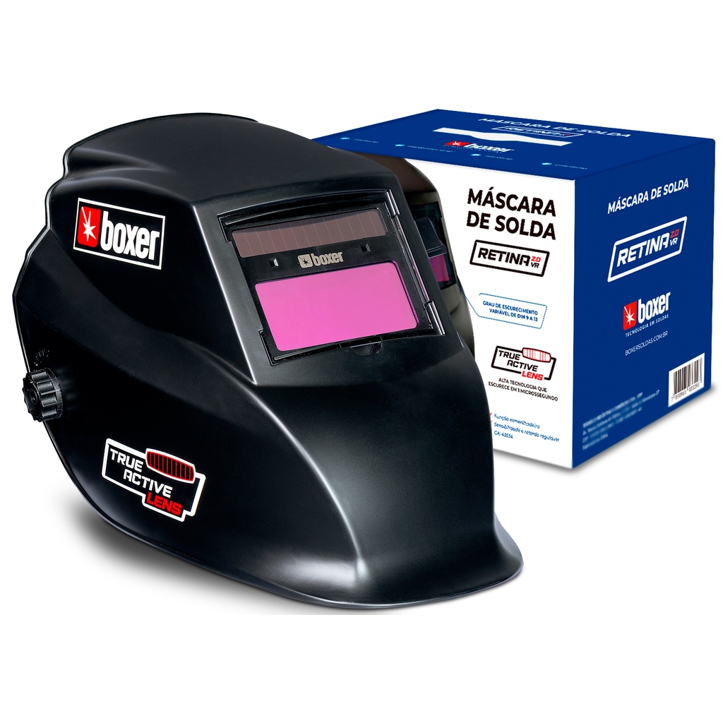 Mascara De Solda Automatica Auto Escurecimento 2.0 - Boxer