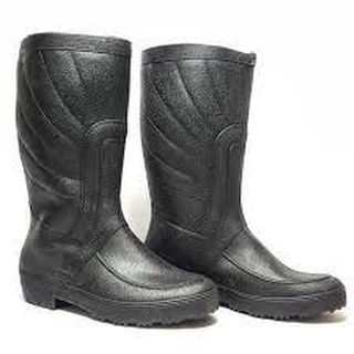 Bota De Chuva Impermeável Para Moto Motoqueiro Motoboy Motociclista Preto