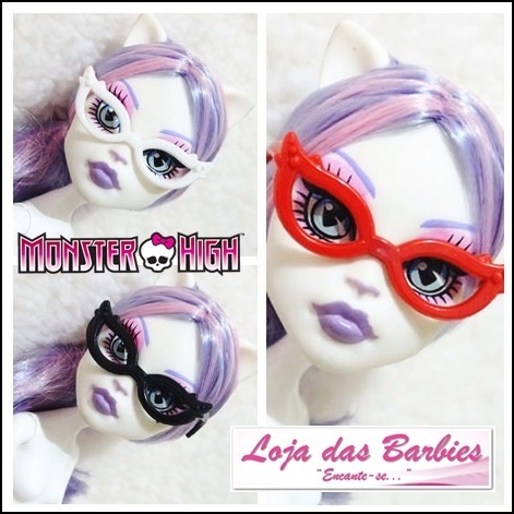 Óculos Para Boneca Monster High Ever After High Original 02