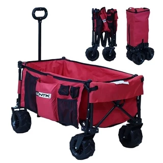 Carrinho Praia Camping Dobrável Transport Nautika até 80kg