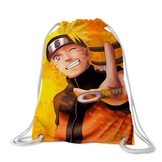 Anime dos desenhos animados naruto crianças prático almoço saco