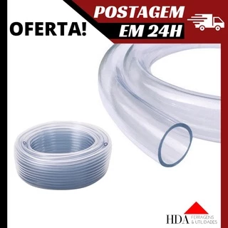 Mangueira de Nível 5/16 8mm Cristal Siliconada REFORÇADA (VENDIDA POR METRO)