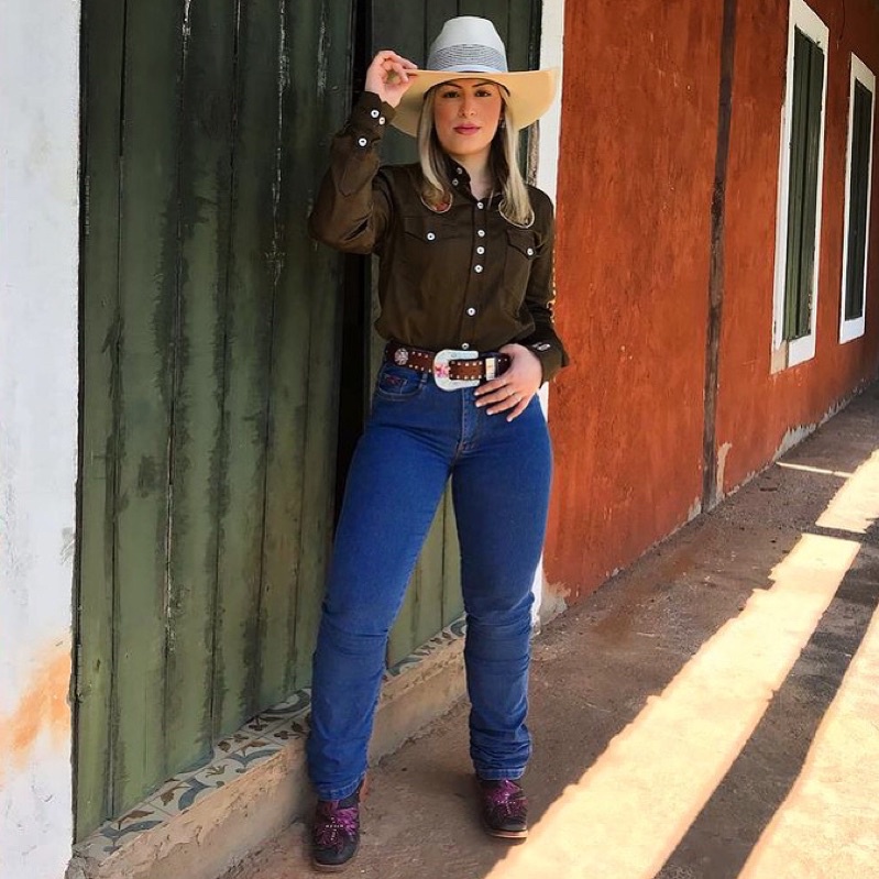 Roupa cowboy hot sale feminina