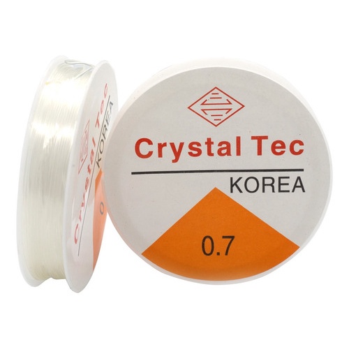 Fio De Silicone Para Bijuterias Transparente 10 Metros