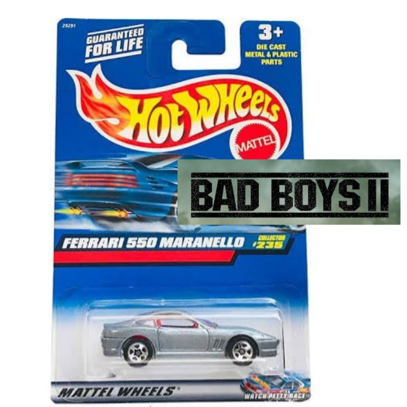 Hot Wheels Ferrari 550 Maranello Bad Boys II Shopee Brasil