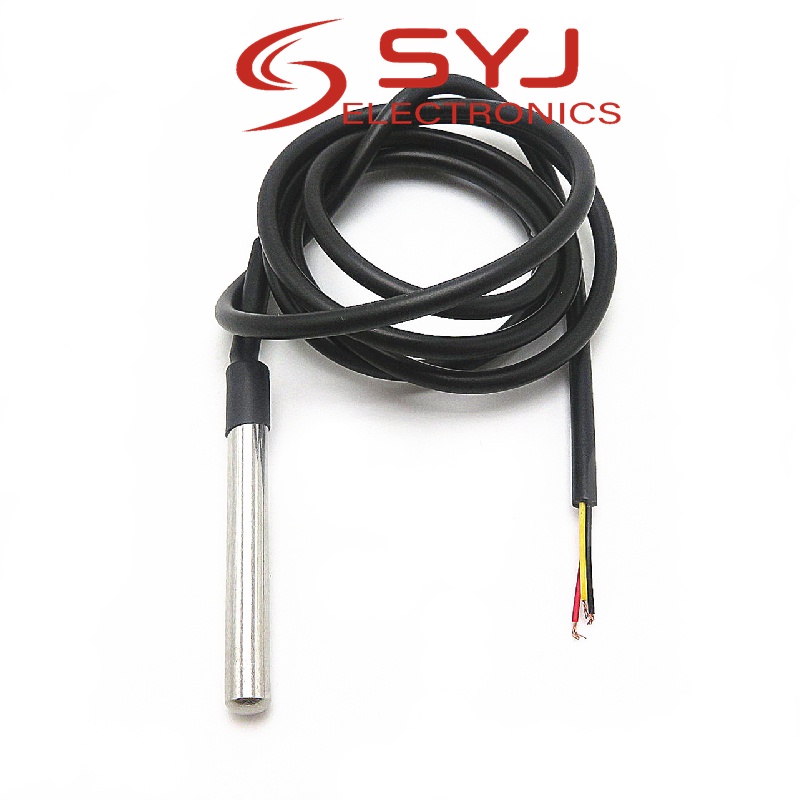 1 Peça DS1820 Pacote De Aço Inoxidável À Prova D'água DS18B20 Sonda De ...