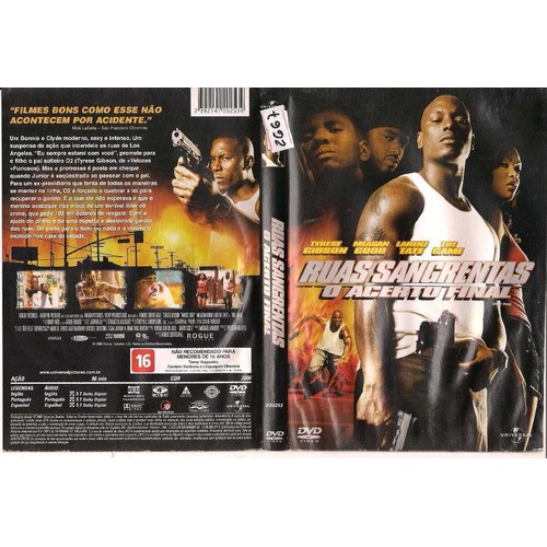 Dvd Ruas Sangrentas - O Acerto Final - Dvd - Tyrese Gibson | Shopee Brasil