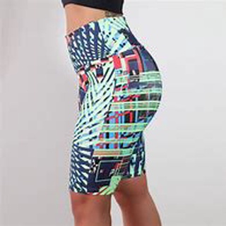 kit 3 bermuda legging ciclista feminina estampada fitness suplex academia confortável não e transparente