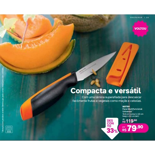Tupperware Faca Multifuncional Universal Series | Shopee Brasil