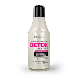 Shampoo Antirresíduos Detox Quelante Forever Liss 300ml