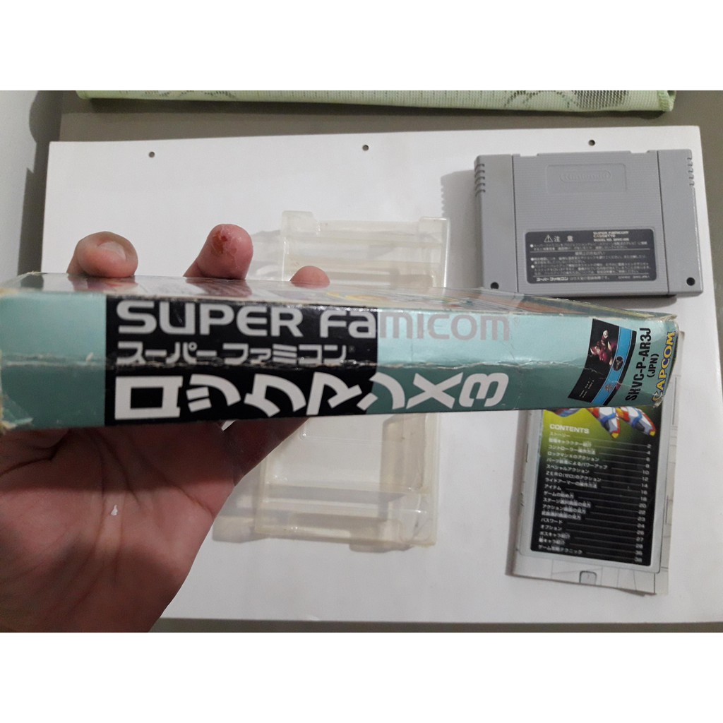 Jogo Rockman X Original Super Famicom / Super Nintendo Snes