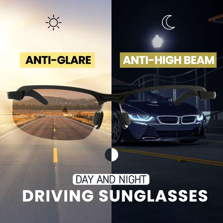 Óculos de sol fotocromáticos polarizados com lentes de transição UV400 para  homens dia e noite condução visão noturna pesca