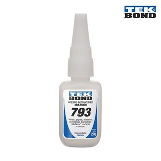 Adesivo Instantâneo 793 20g Bico Antientupimento - Tekbond