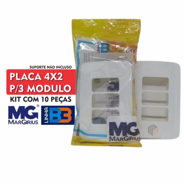 KIT COM 10 PLACA B3 4x2 3 modulo MARGIRIUS modelo B3 | Shopee Brasil