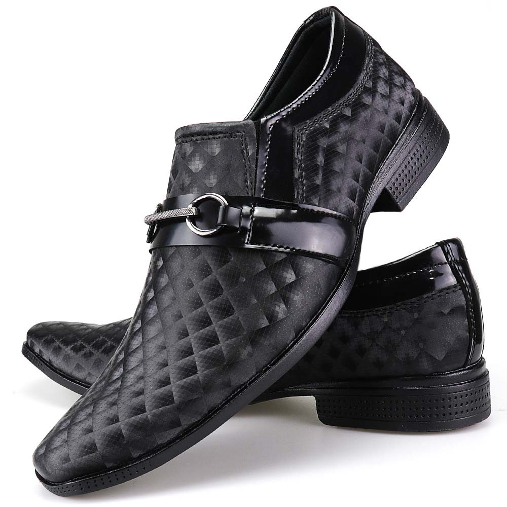 Sapato Social Masculino Casual Verniz Brilho Dhshoes Cores