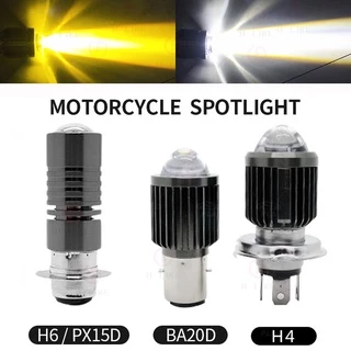 Farol De Motocicleta BA20D H4 Elétrica LED Sopt Light T19 P15D M5 De Feixe Baixo Alto 3000K 6000K Scooter ATV