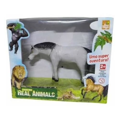 Animais da Fazenda - Bee Toys - CAVALO MALHADO - Kidverte