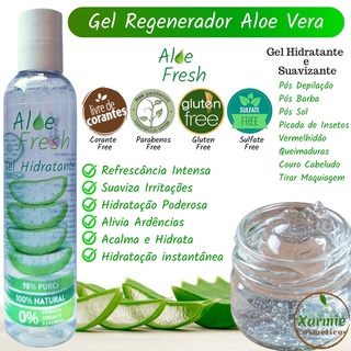 Gel de Babosa Aloe Vera 100% Natural Rosto e Corpo 200ml | Shopee Brasil