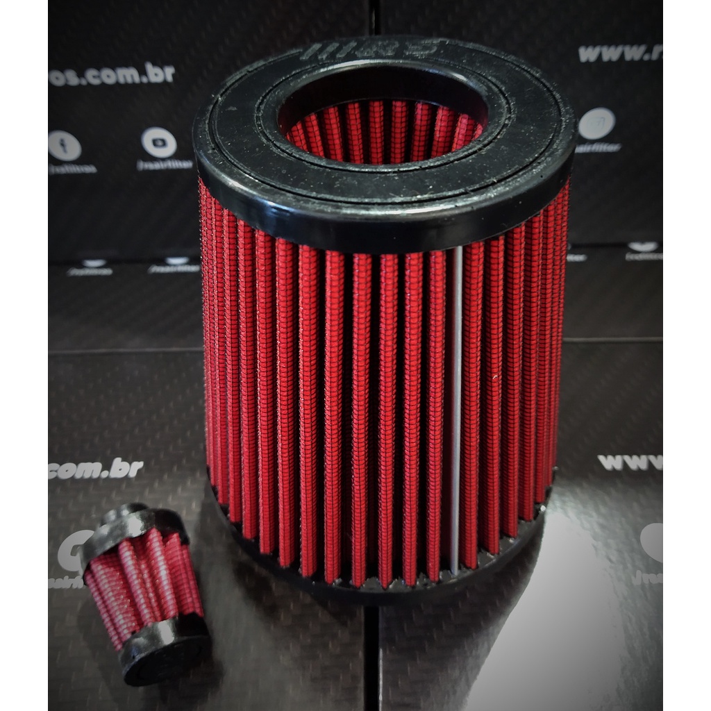 RS Filtros de ar esportivo - Cônico duplo fluxo (Ler Descrição)
