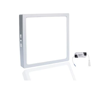 Luminária Painel Plafon Led 18w Sobrepor Borda Fina Quadrado | Redondo