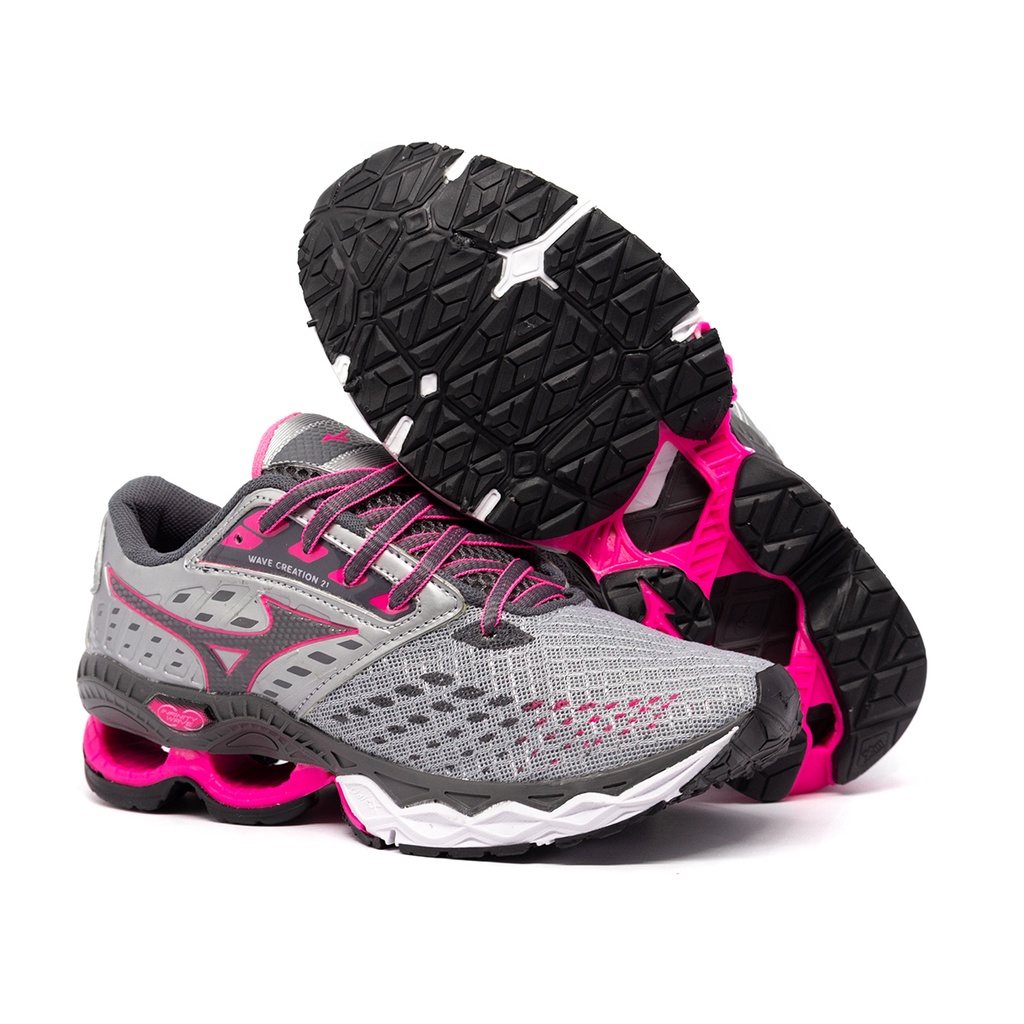 Tenis feminino hot sale mizuno com amortecedor