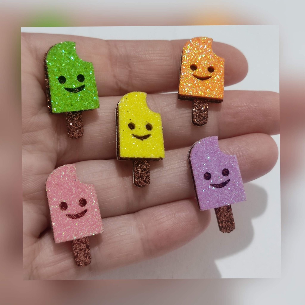 Picolé Colorido (60 Adesivos) | Shopee Brasil