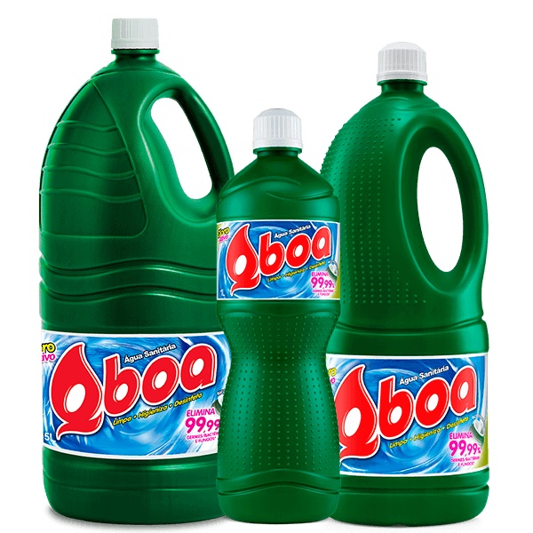 Água sanitária cloro ativo Qboa , escolha seu tamanho | Shopee Brasil
