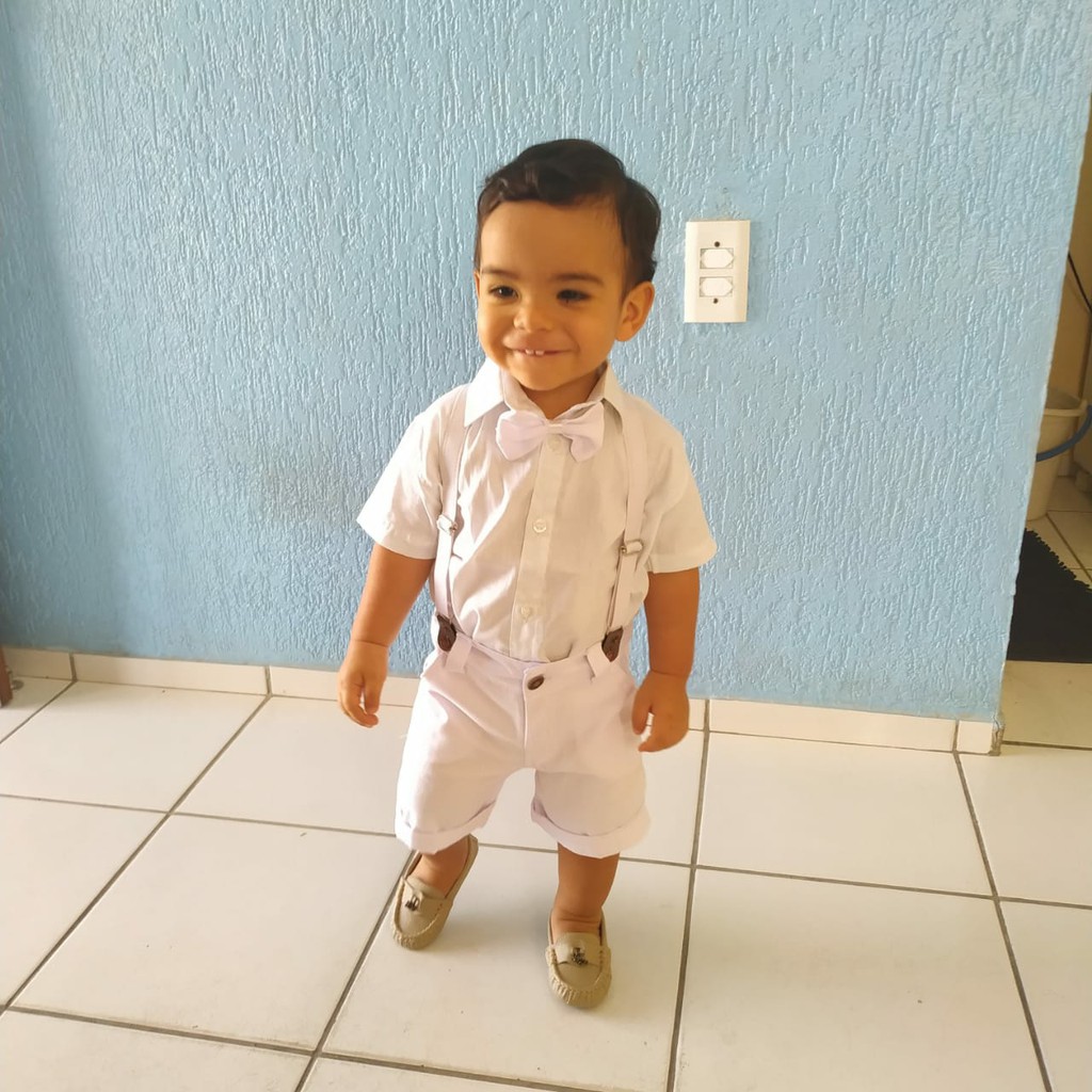 Conjunto de batizado hot sale para bebe masculino