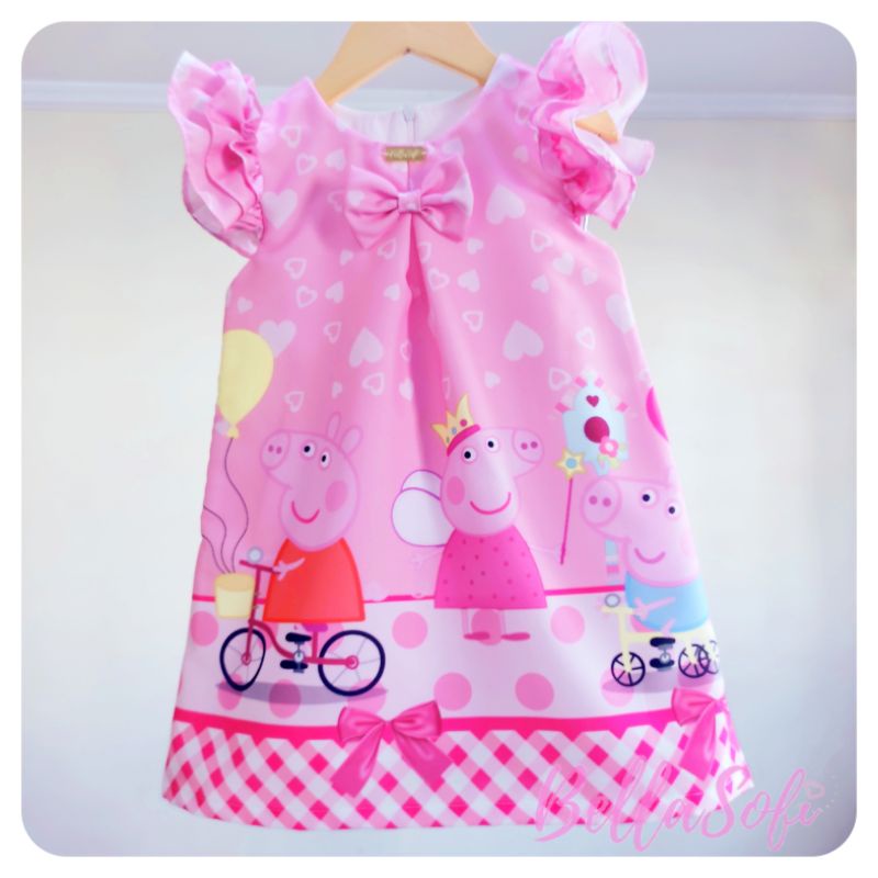 Vestido store infantil peppa