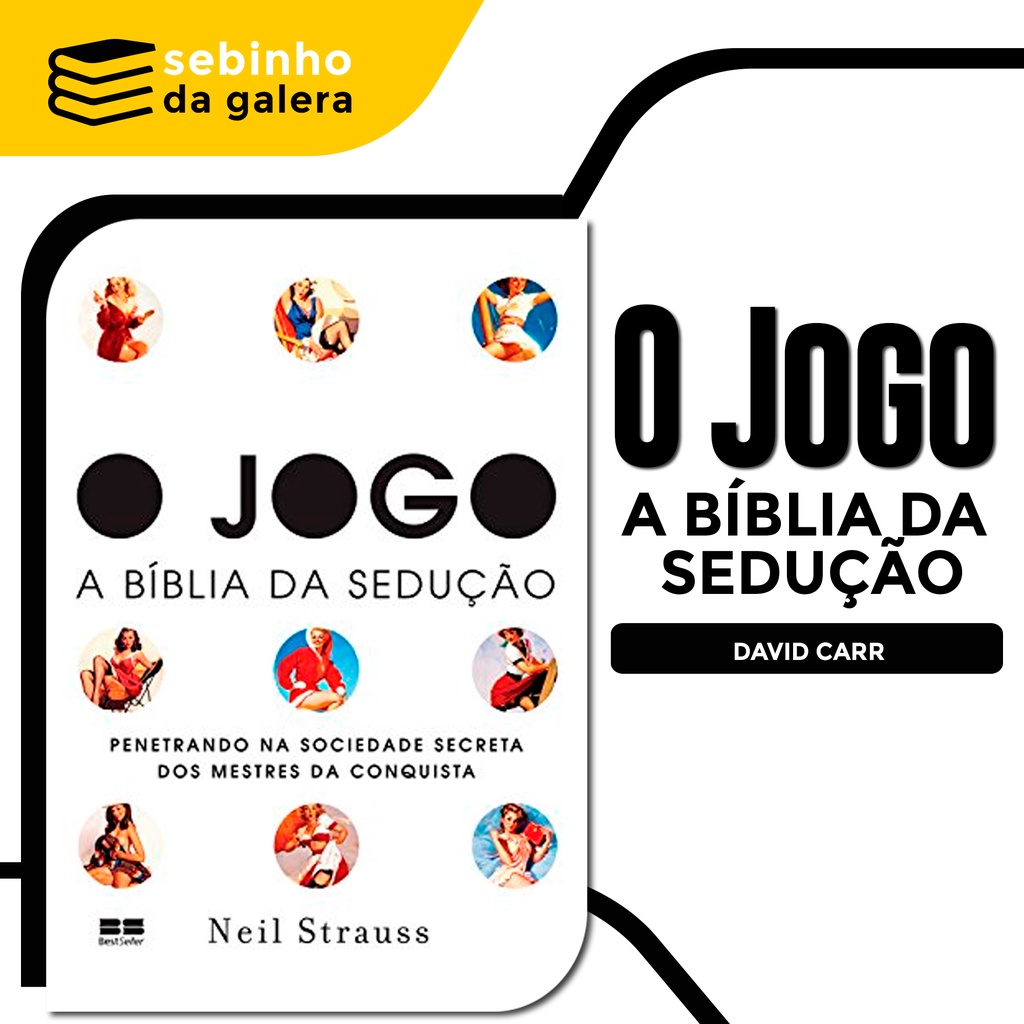 Livro - O jogo: - A bíblia da sedução no Shoptime