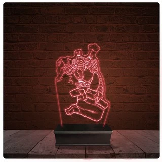 Abajur Luminária Acrílico Led - Blitzcrank League Of Legends