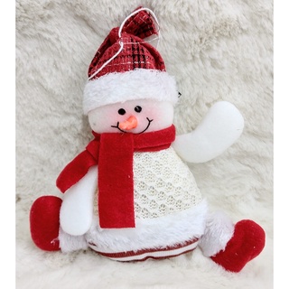 Jogo Papai Noel e Boneco de Neve Pelúcia Pendente Iluminado LED 20cm -  Magizi no Shoptime