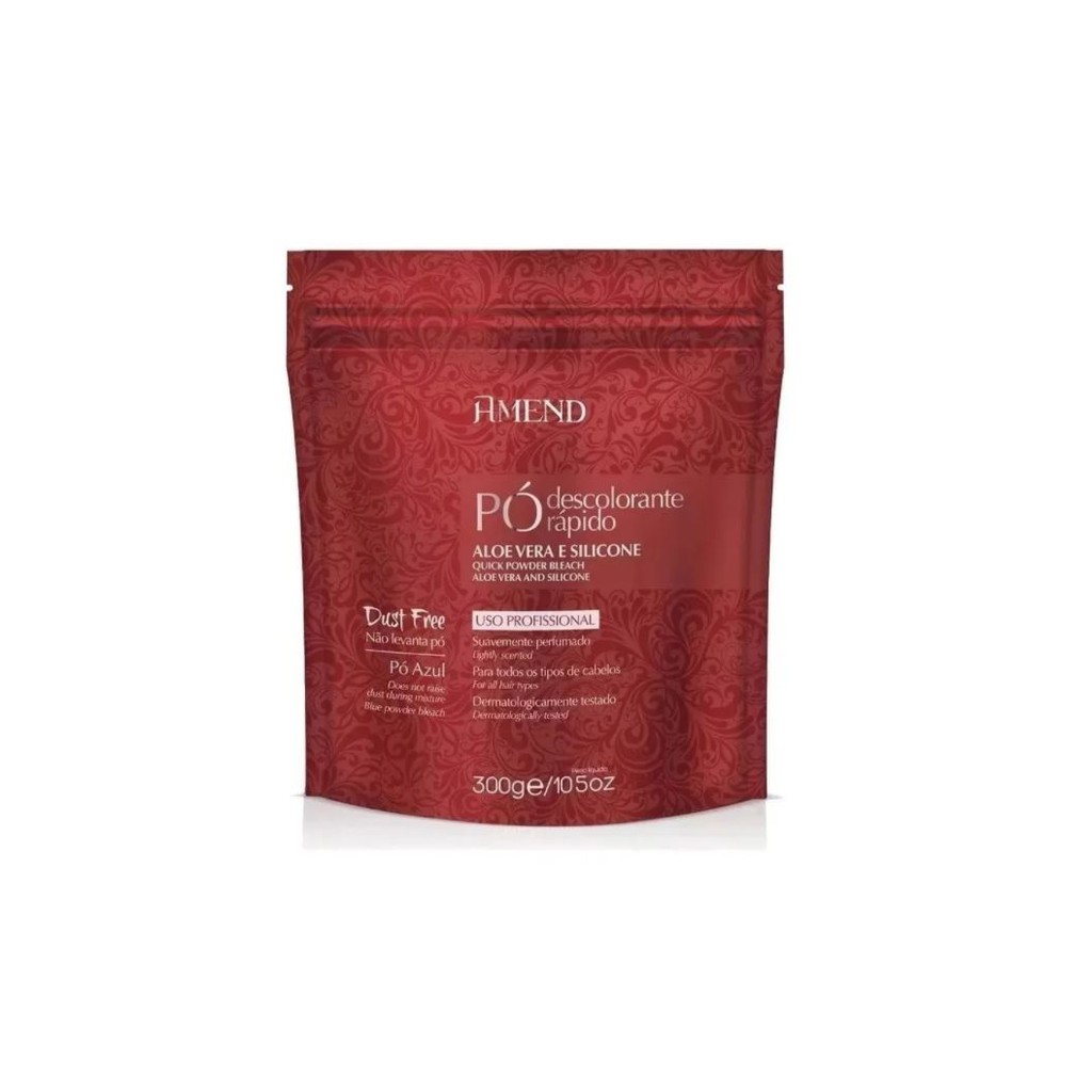 Amend - Po Descolorante Aloe Vera E Silicone - 300g | Shopee Brasil
