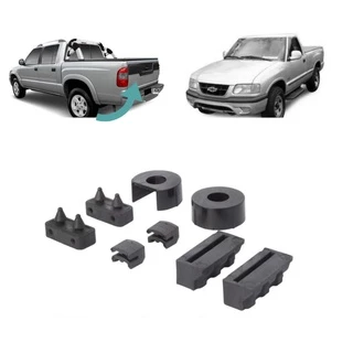 Kit Bucha Reparo Dobradiça Tampa Traseira Gm S10 Com 8 pçs