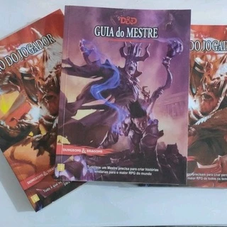 kit Mesa Inicial - 2 Livros do Jogador + Guia do Mestre *Leia a Descrição*