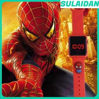 Novo Relógio De Moda Eletrônico Estudantil Digital LED Pulseira De Eletrônica Cartoon Homem Aranha Avatar Jam Tangan