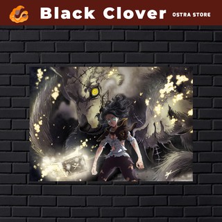 Quadro Placa Mdf Decoração Anime Black Cover Asta Full Hd