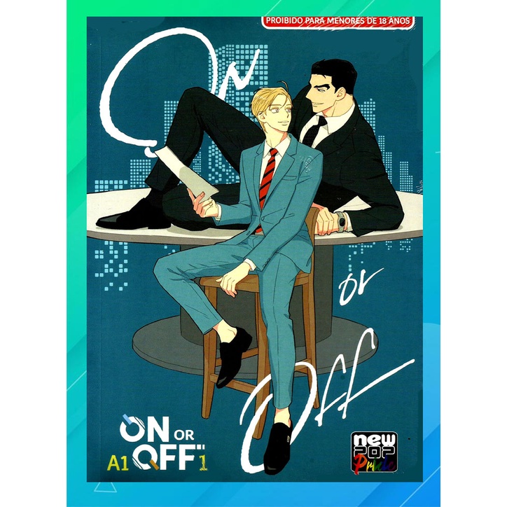 Mangá On Or Off Volume 1 ( Em Português ) Lacrado - Yaoi - Boys Love