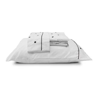 Jogo de Cama Home Poá Preto Completo