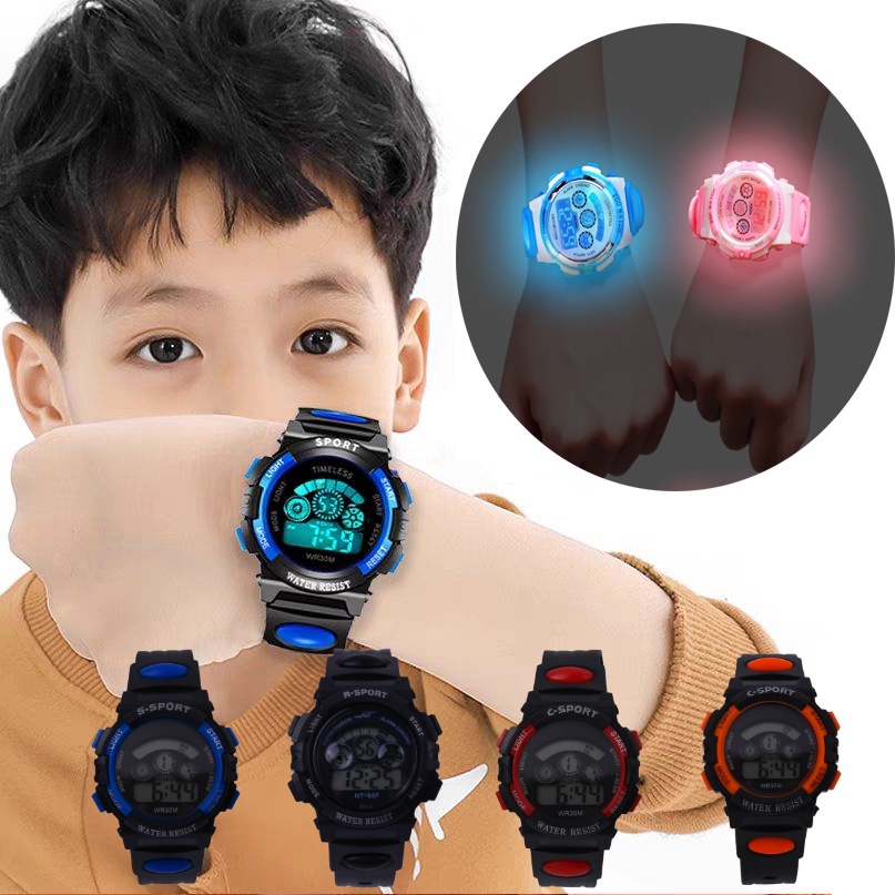 Relógio Digital Infantil - Meninos Meninas Digital Smartwatch  impermeável,Telefone com vídeo para estudantes Relógio despertador com  fitness Aferzov : : Moda