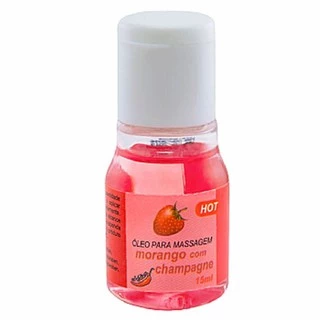 GEL HOT MORANGO COM CHAMPANHE 15ML CHILLIES