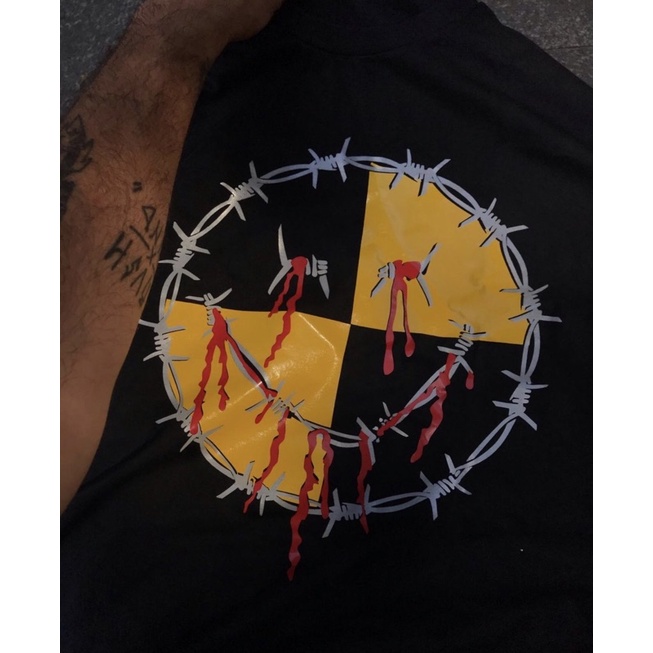 Camiseta 100 algod o Vlone A AP Rocky tee asap mob Shopee Brasil