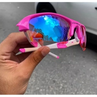 Óculos de sol Flak Jacket 2.0 Mandrake Oakley Preto Rosa 2LZR - Escorrega o  Preço