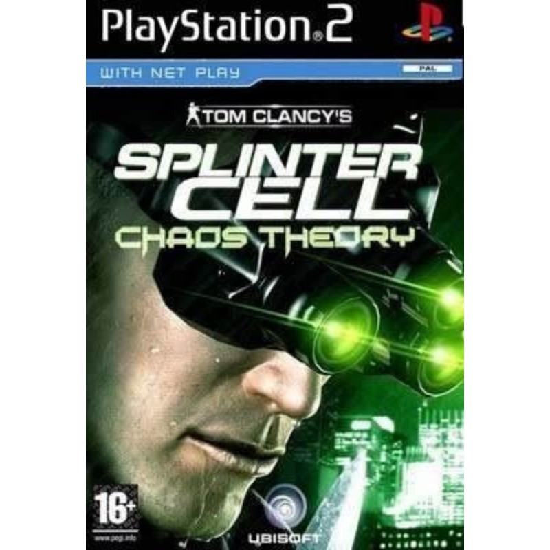 Jogo Splinter Cell chaos theory ps2 ( tiro )