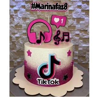 topo de bolo maquiagem infantil｜Pesquisa do TikTok