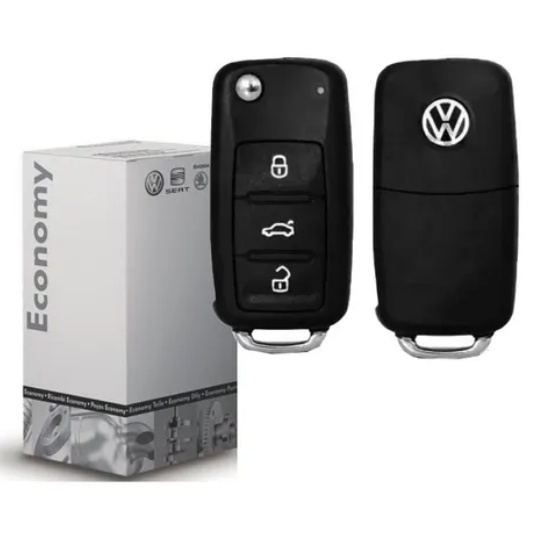 Chave Canivete Alarme Gol Voyage G6 G7 Up Jetta Space Fox Oco