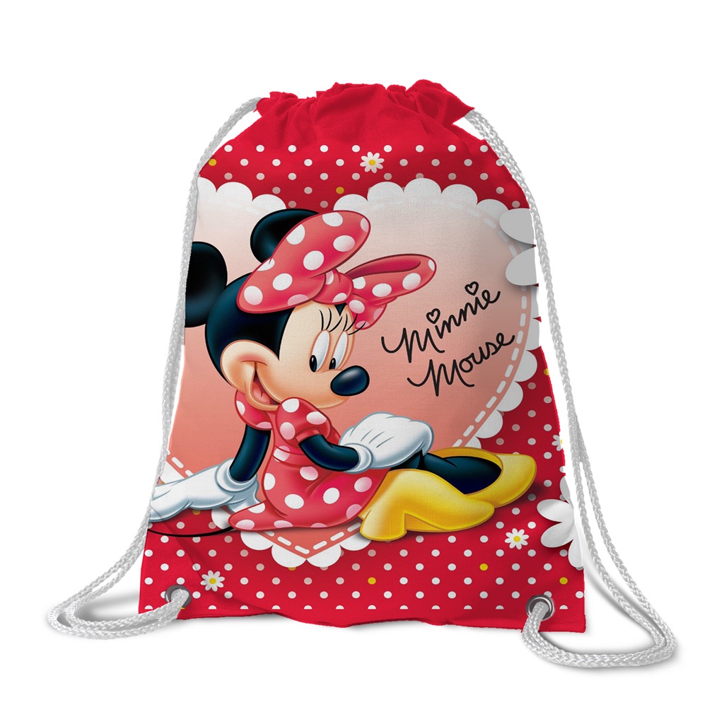 Kit 10 unidades, 20x30cm, Mochila, Mochila Infantil, Mochila Saco, Mochilinha, Sacochila, Saquinho, Saquinho surpresa, Minnie