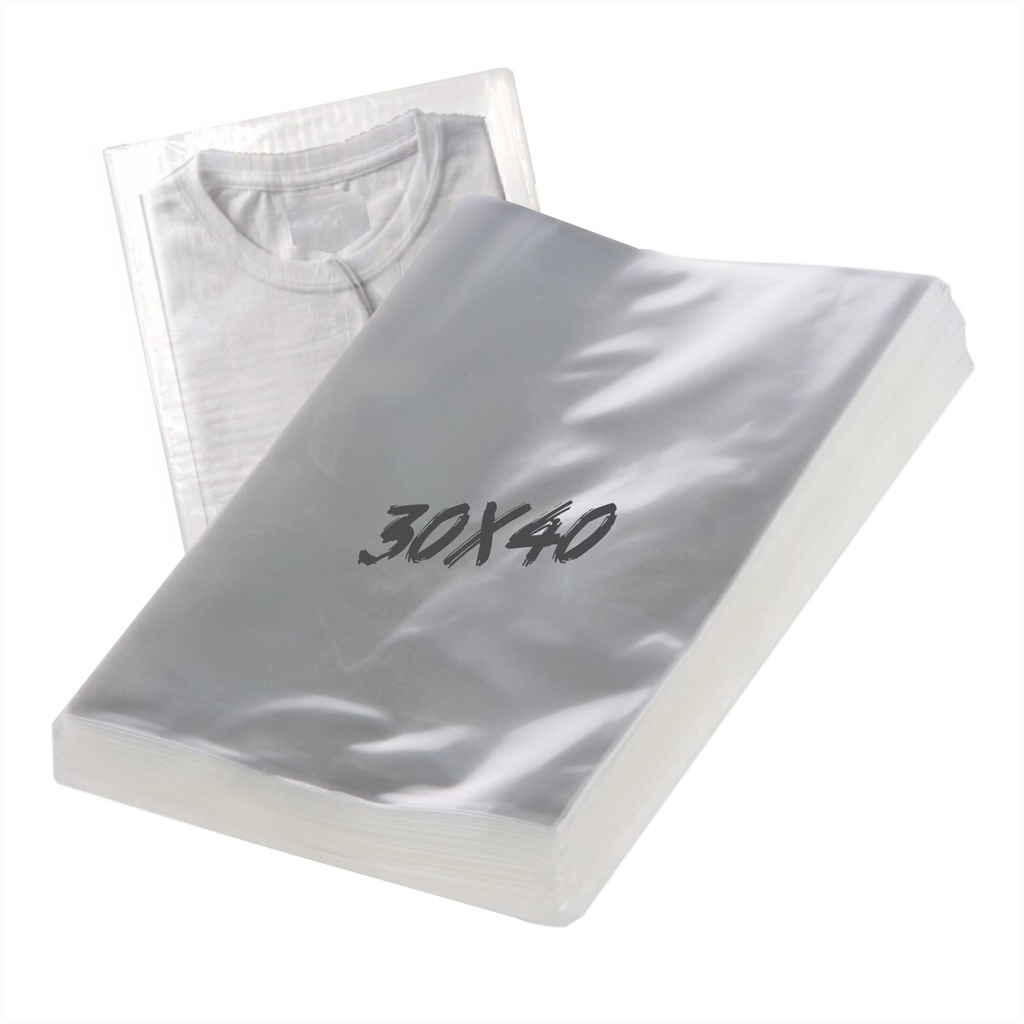 Saco Transparente Pp 30x40, 10x15 C/ Furo 1kg Roupa Camisa Oferta jp ...