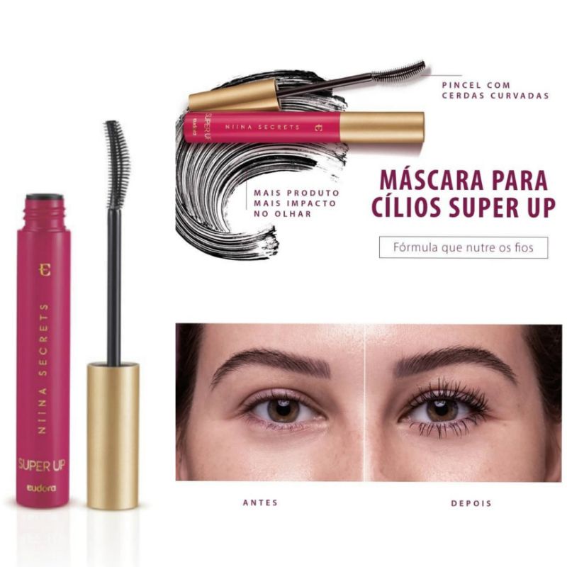 Combo Niina Secrets: Palette Purple 5,6g + Cleasing Oil 100ml + Máscara  para Cílios 8g